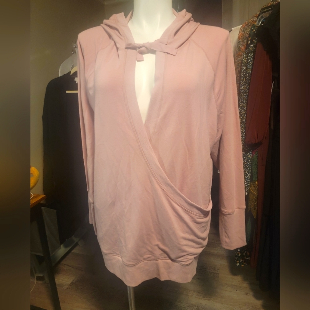 Plus Size Dusty Pink Hoodie        NWOT